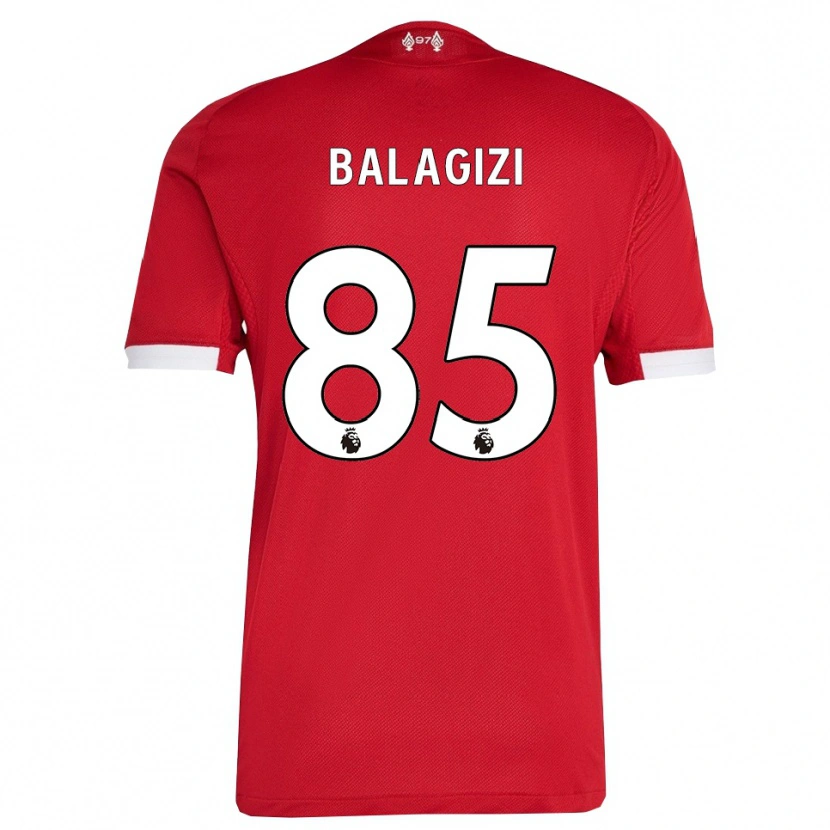Danxen Kid James Balagizi #85 Red White Home Jersey 2025/26 T-Shirt