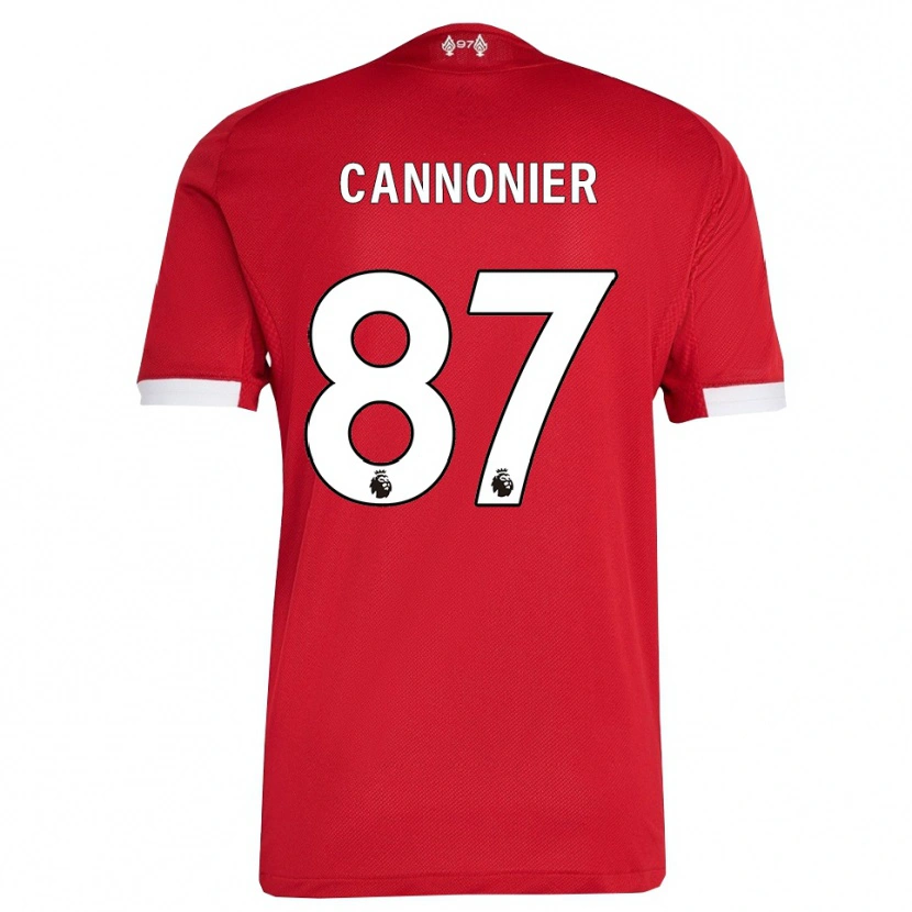 Danxen Kid Oakley Cannonier #87 Red White Home Jersey 2025/26 T-Shirt