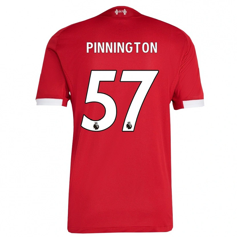 Danxen Kid Carter Pinnington #57 Red White Home Jersey 2025/26 T-Shirt