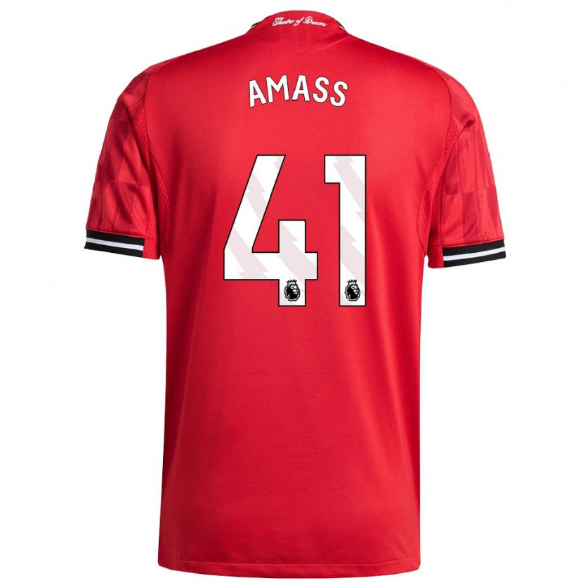 Danxen Kid Harry Amass #41 Red Black White Home Jersey 2025/26 T-Shirt
