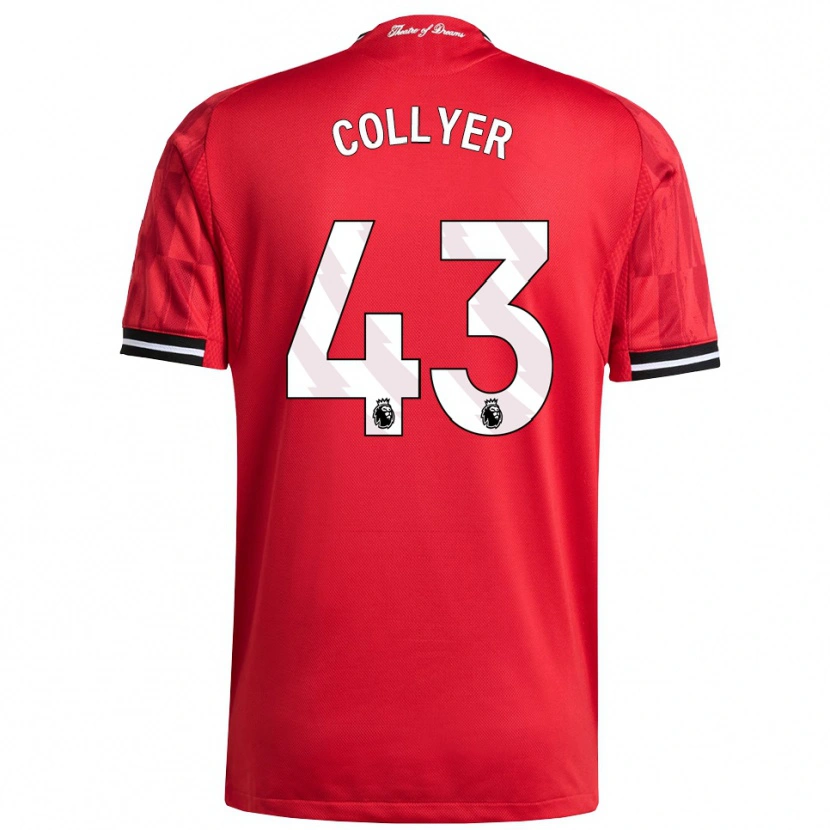 Danxen Kid Toby Collyer #43 Red Black White Home Jersey 2025/26 T-Shirt