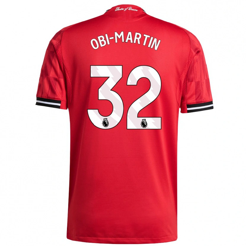 Danxen Kid Chido Obi #32 Red Black White Home Jersey 2025/26 T-Shirt