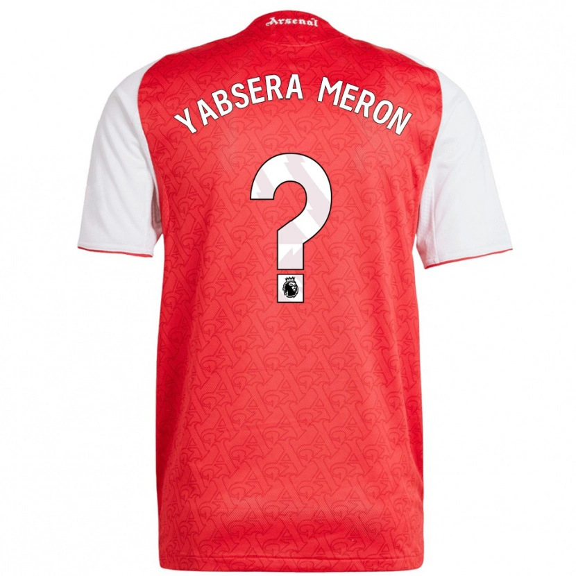 Danxen Kid Yabsera Meron #0 Red White Home Jersey 2025/26 T-Shirt