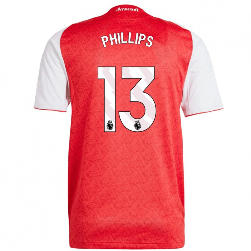 Danxen Kid Charlie Phillips #13 Red White Home Jersey 2025/26 T-Shirt
