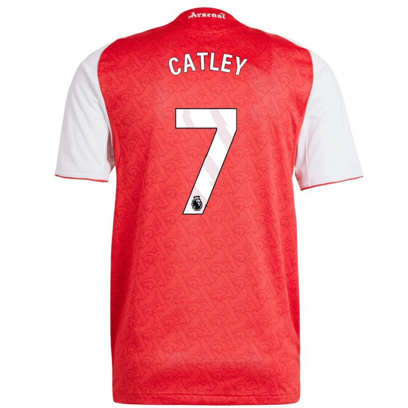 Danxen Kid Steph Catley #7 Red White Home Jersey 2025/26 T-Shirt