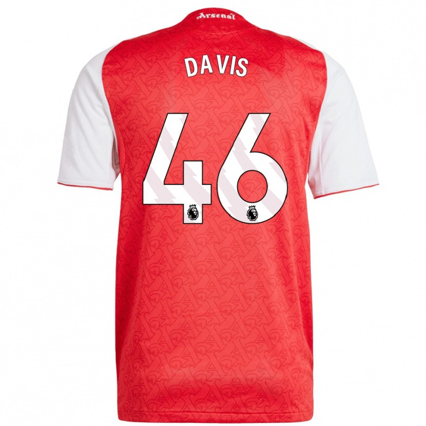 Danxen Kid Timi Davis #46 Red White Home Jersey 2025/26 T-Shirt