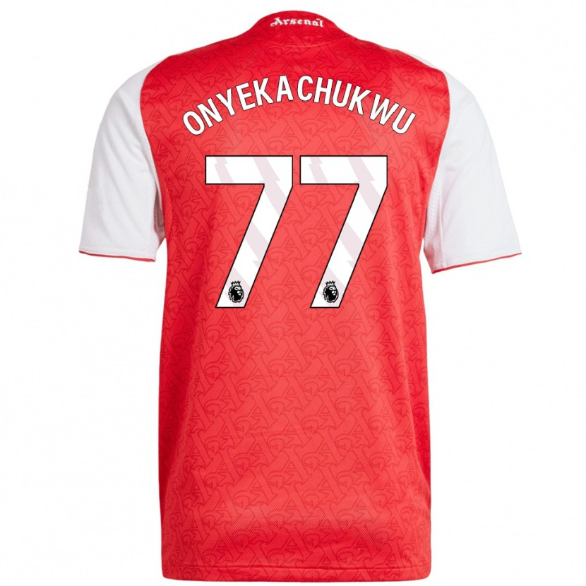Danxen Kid Samuel Onyekachukwu #77 Red White Home Jersey 2025/26 T-Shirt