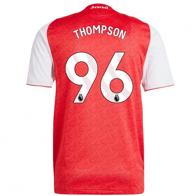 Danxen Kid Kyran Thompson #96 Red White Home Jersey 2025/26 T-Shirt