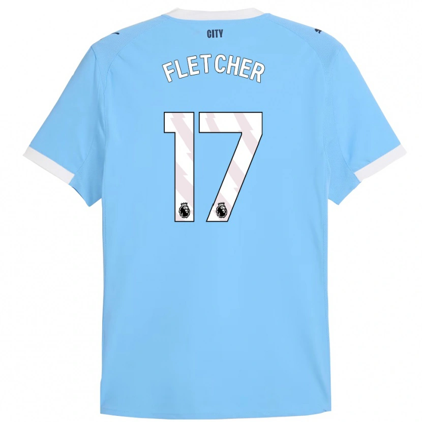 Danxen Kid Luca Fletcher #17 Sky Blue White Home Jersey 2025/26 T-Shirt