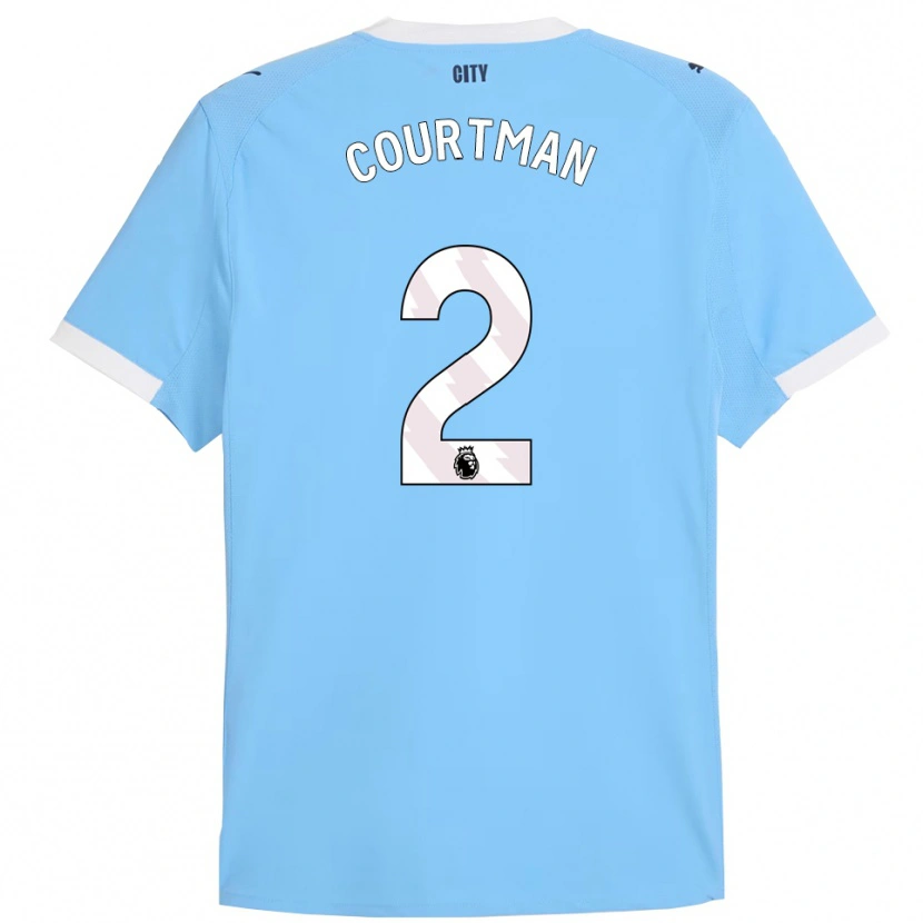 Danxen Kid Charlie Courtman #2 Sky Blue White Home Jersey 2025/26 T-Shirt