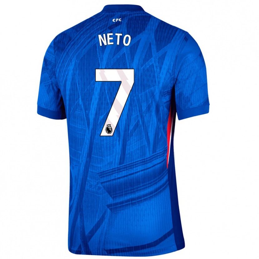Danxen Kid Pedro Neto #7 Blue White Home Jersey 2025/26 T-Shirt
