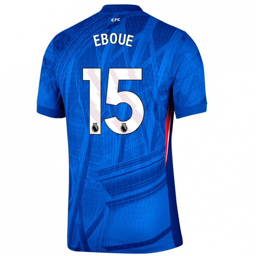 Danxen Kid Mathis Eboué #15 Blue White Home Jersey 2025/26 T-Shirt