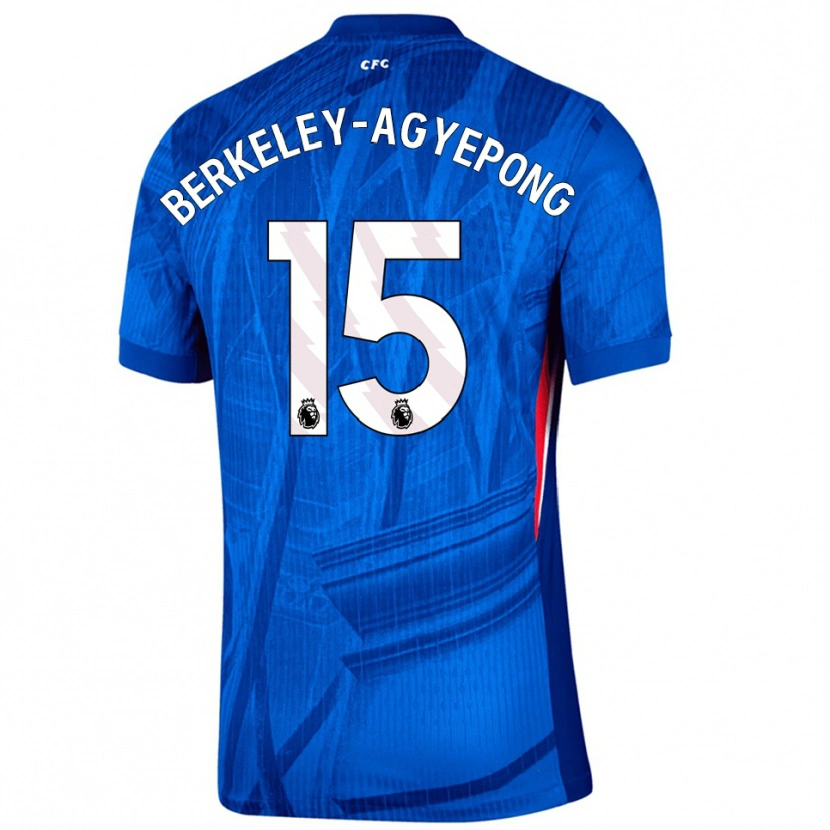 Danxen Kid Jeremiah Berkeley-Agyepong #15 Blue White Home Jersey 2025/26 T-Shirt