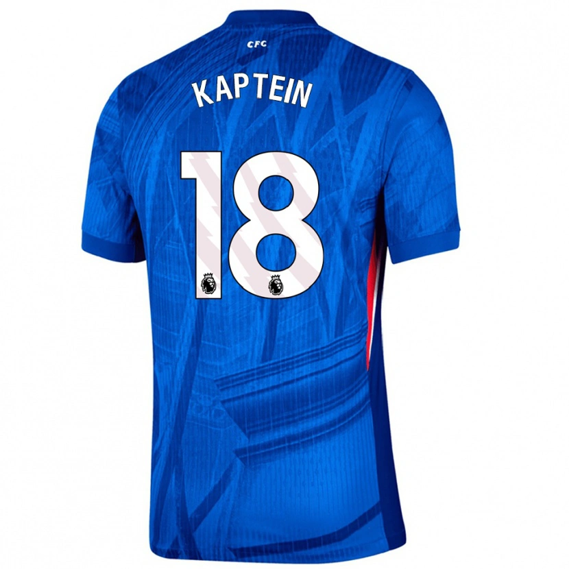 Danxen Kid Wieke Kaptein #18 Blue White Home Jersey 2025/26 T-Shirt