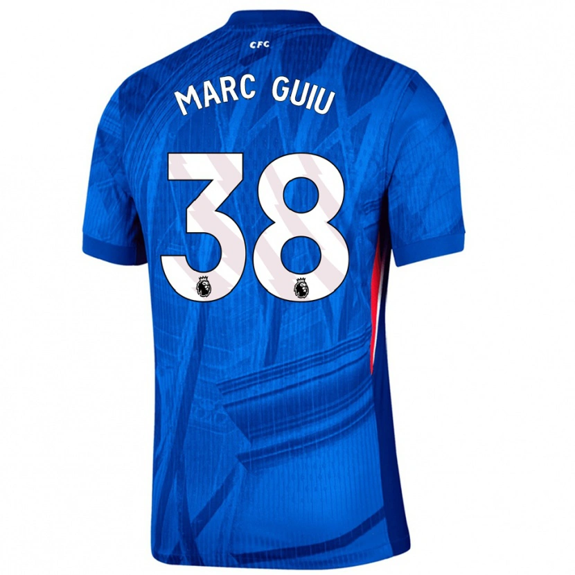 Danxen Kid Marc Guiu #38 Blue White Home Jersey 2025/26 T-Shirt