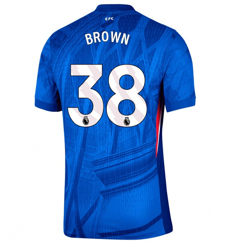 Danxen Kid Cerys Brown #38 Blue White Home Jersey 2025/26 T-Shirt