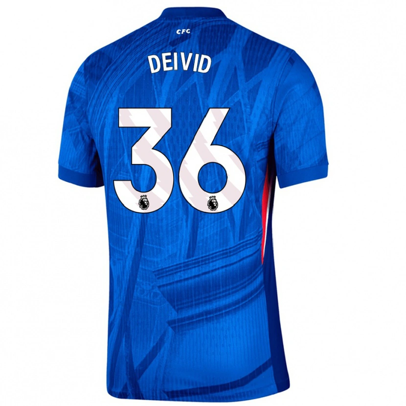 Danxen Kid Deivid Washington #36 Blue White Home Jersey 2025/26 T-Shirt
