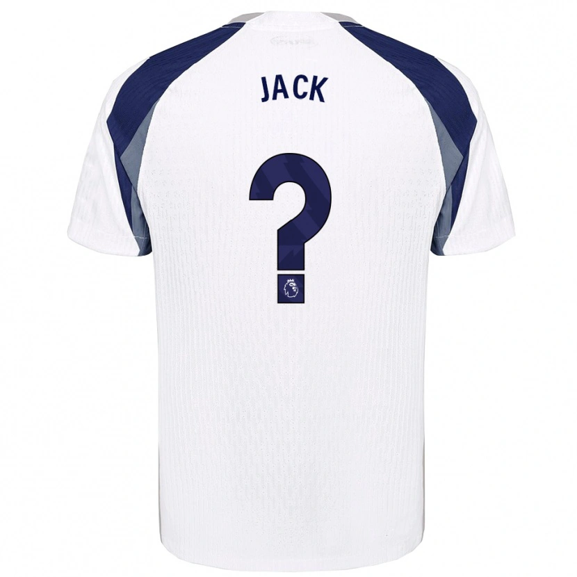 Danxen Kid Mikel Jack #0 White Navy Home Jersey 2025/26 T-Shirt