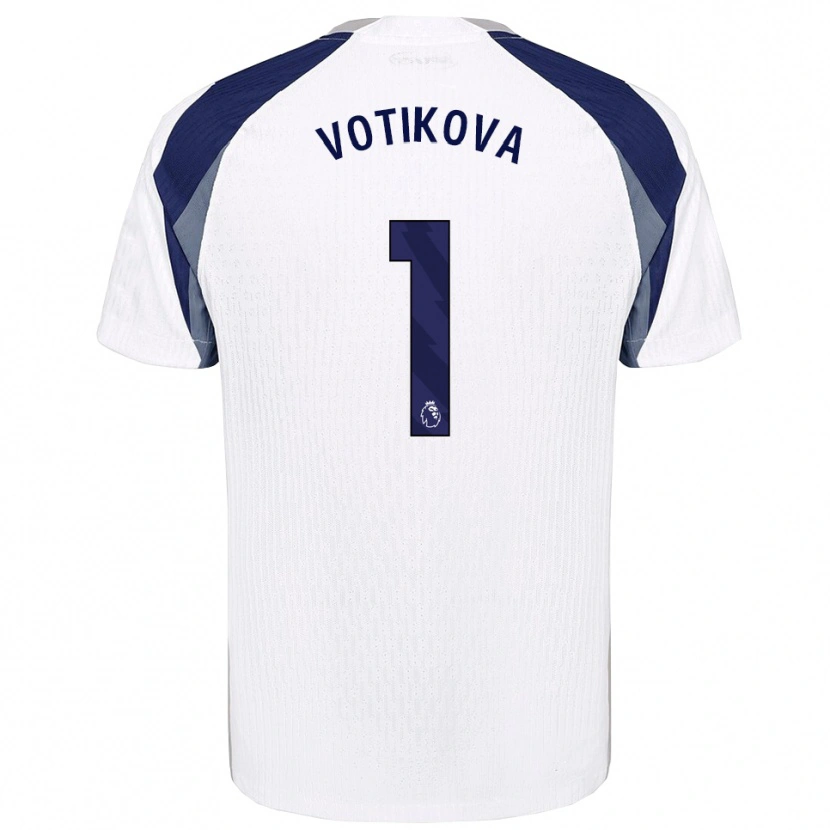 Danxen Kid Barbora Votíková #1 White Navy Home Jersey 2025/26 T-Shirt