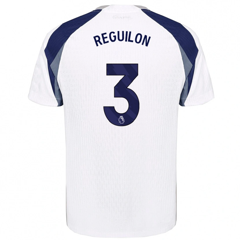 Danxen Kid Sergio Reguilon #3 White Navy Home Jersey 2025/26 T-Shirt
