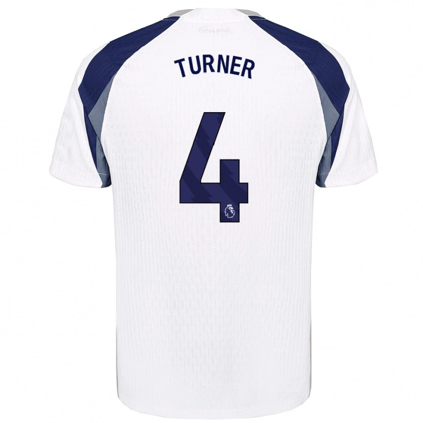 Danxen Kid Amy Turner #4 White Navy Home Jersey 2025/26 T-Shirt