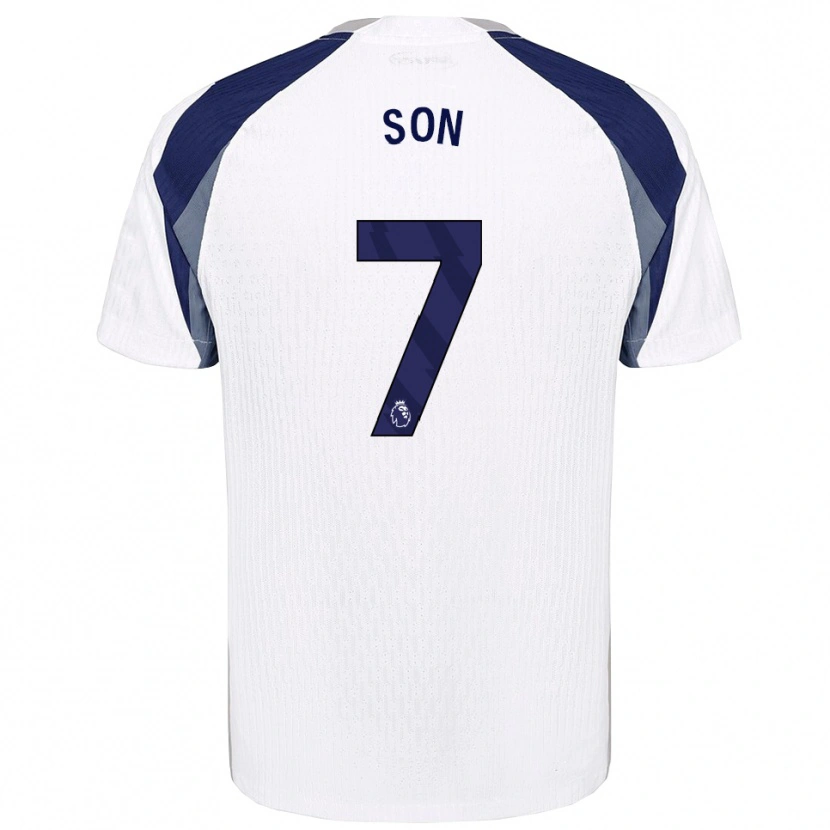 Danxen Kid Heung-Min Son #7 White Navy Home Jersey 2025/26 T-Shirt