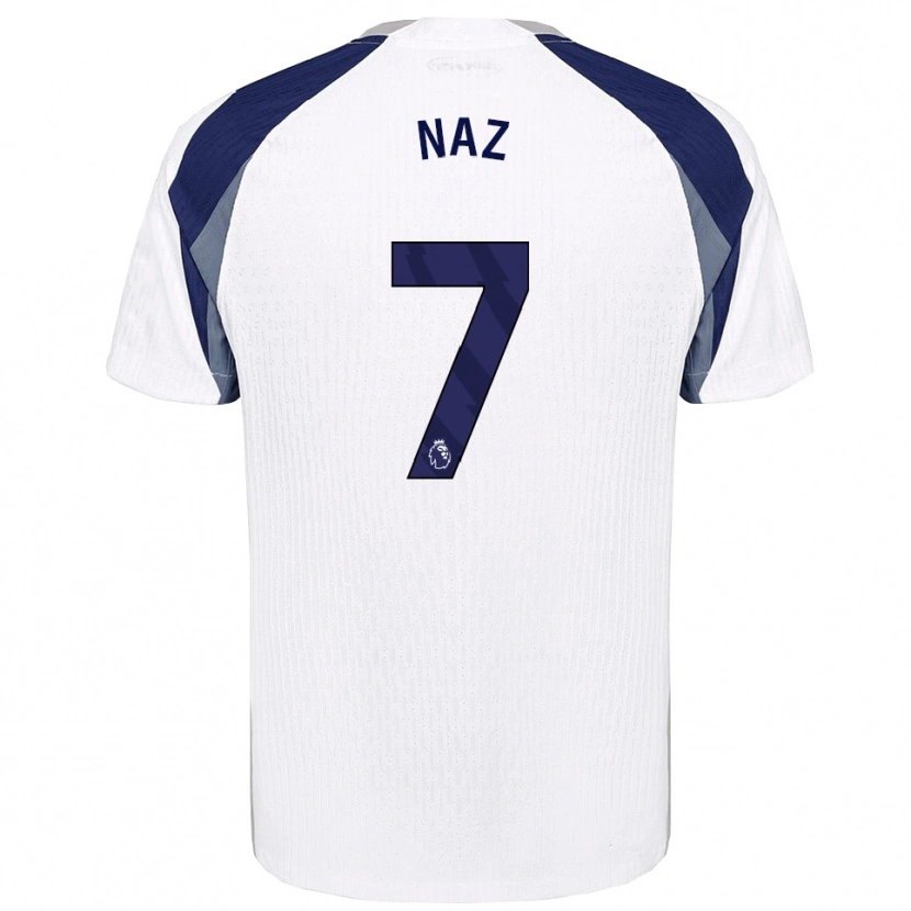 Danxen Kid Jessica Naz #7 White Navy Home Jersey 2025/26 T-Shirt