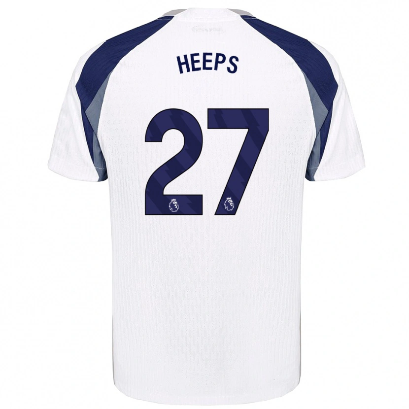 Danxen Kid Eleanor Heeps #27 White Navy Home Jersey 2025/26 T-Shirt