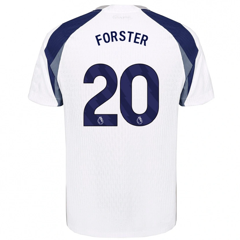 Danxen Kid Fraser Forster #20 White Navy Home Jersey 2025/26 T-Shirt