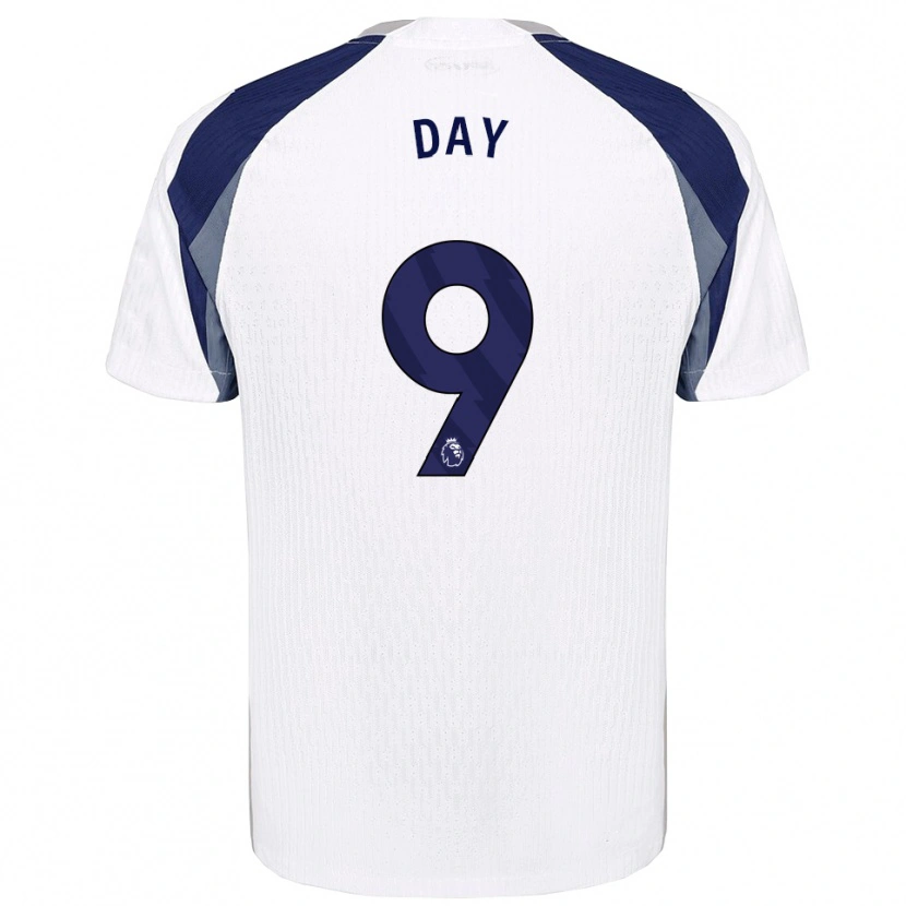 Danxen Kid Frankie Day #9 White Navy Home Jersey 2025/26 T-Shirt
