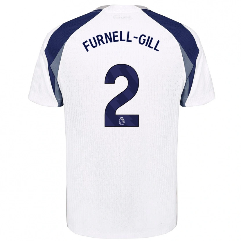 Danxen Kid Luca Furnell-Gill #2 White Navy Home Jersey 2025/26 T-Shirt