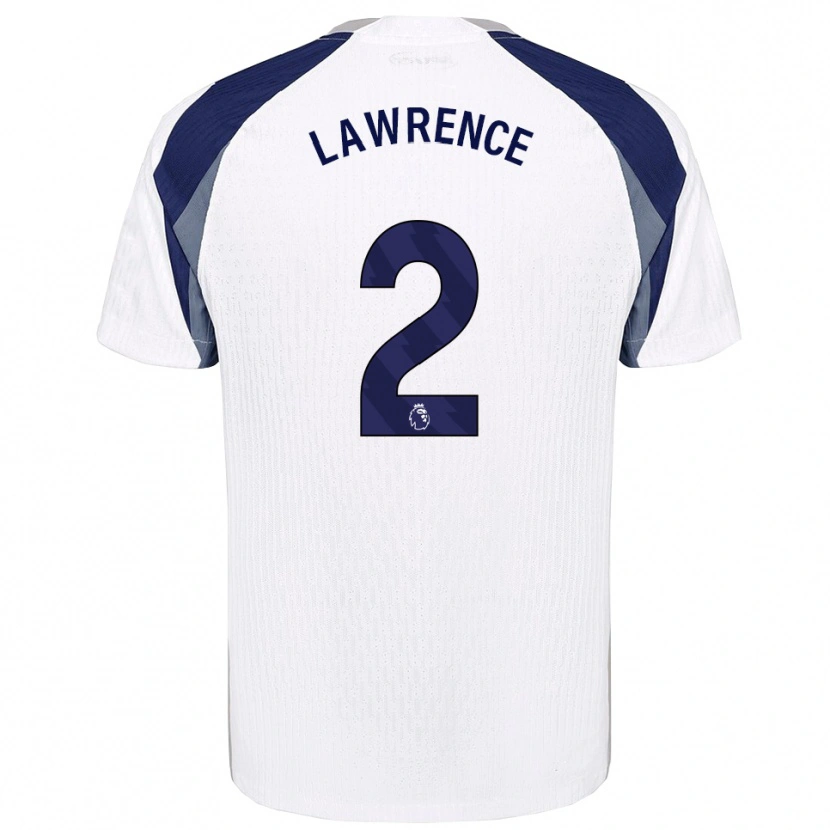 Danxen Kid Donte Lawrence #2 White Navy Home Jersey 2025/26 T-Shirt