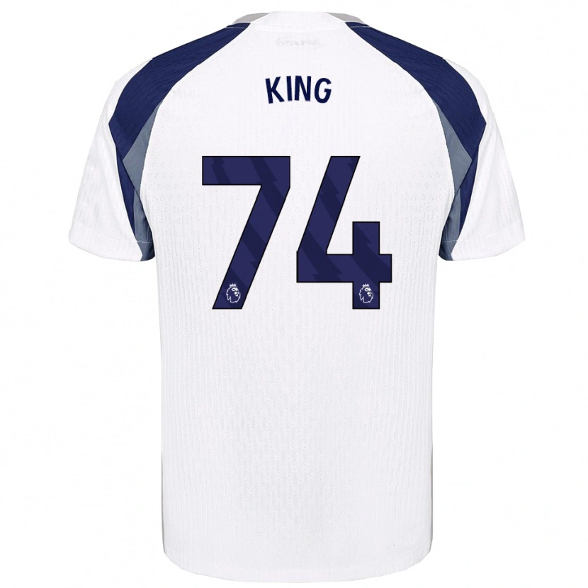 Danxen Kid Maeson King #74 White Navy Home Jersey 2025/26 T-Shirt