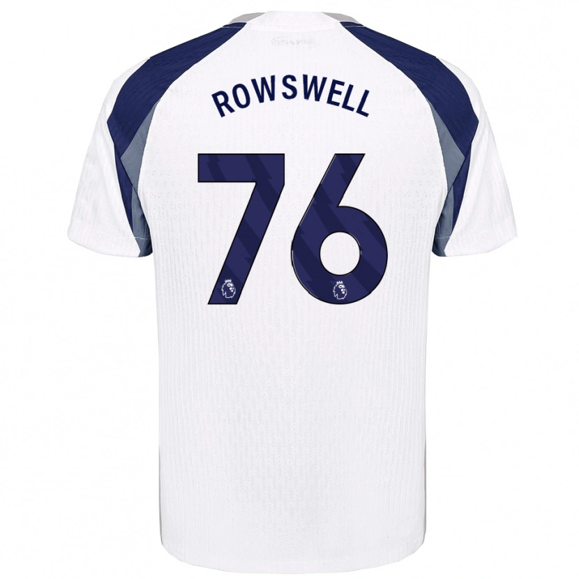 Danxen Kid James Rowswell #76 White Navy Home Jersey 2025/26 T-Shirt