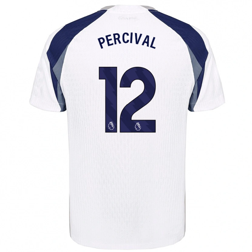 Danxen Kid Ria Percival #12 White Navy Home Jersey 2025/26 T-Shirt