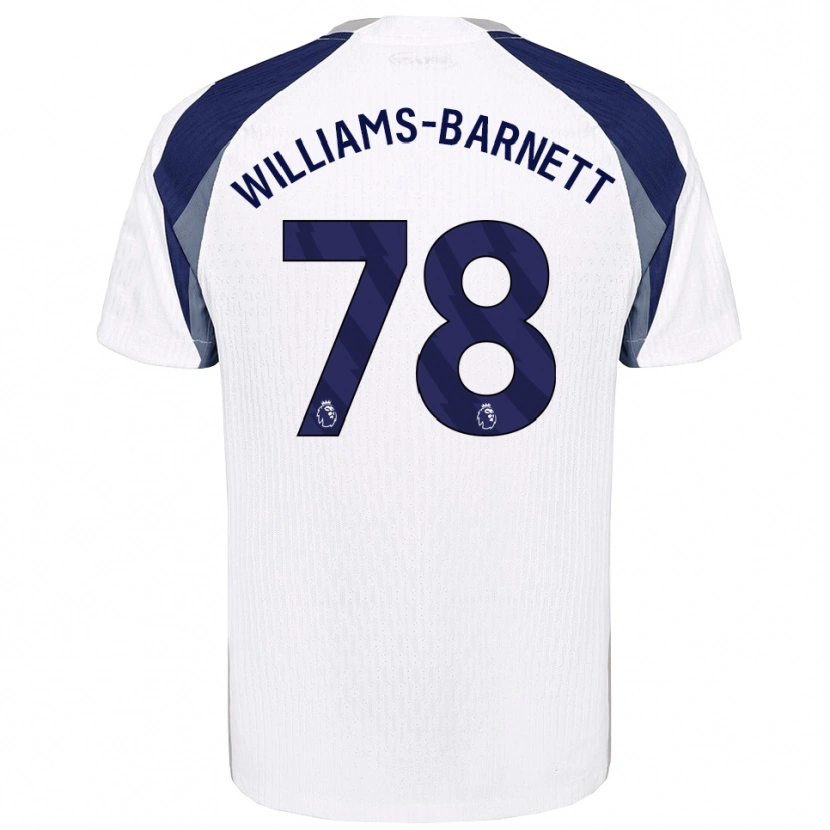 Danxen Kid Lucá Williams-Barnett #78 White Navy Home Jersey 2025/26 T-Shirt
