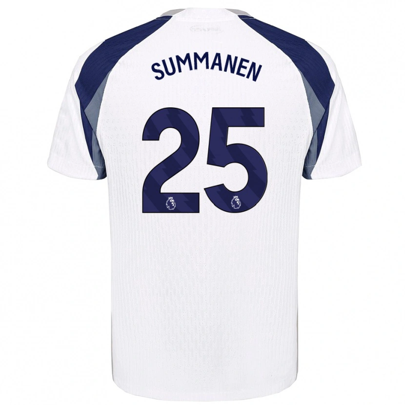 Danxen Kid Eveliina Summanen #25 White Navy Home Jersey 2025/26 T-Shirt