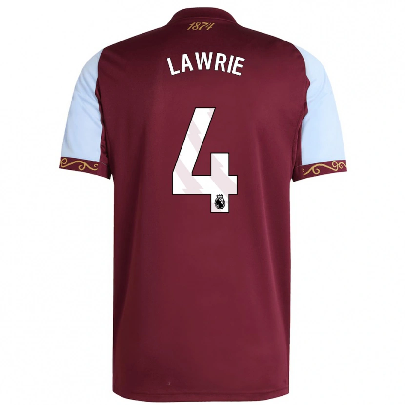Danxen Kid Freddie Lawrie #4 Burgundy Sky Blue Home Jersey 2025/26 T-Shirt