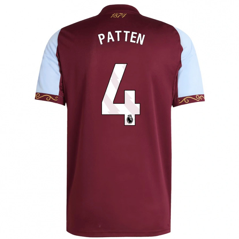Danxen Kid Anna Patten #4 Burgundy Sky Blue Home Jersey 2025/26 T-Shirt