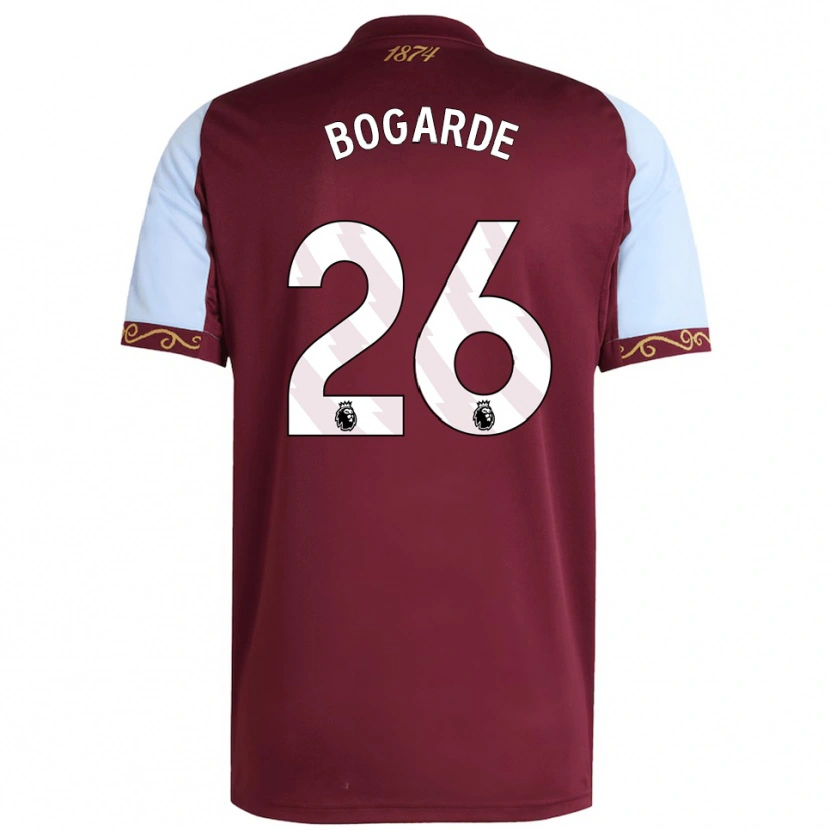 Danxen Kid Lamare Bogarde #26 Burgundy Sky Blue Home Jersey 2025/26 T-Shirt