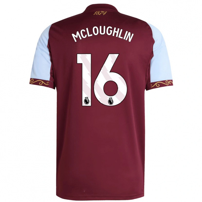 Danxen Kid Olivia Mcloughlin #16 Burgundy Sky Blue Home Jersey 2025/26 T-Shirt