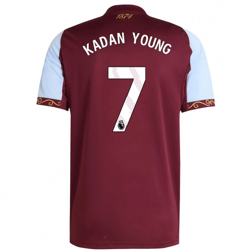 Danxen Kid Kadan Young #7 Burgundy Sky Blue Home Jersey 2025/26 T-Shirt