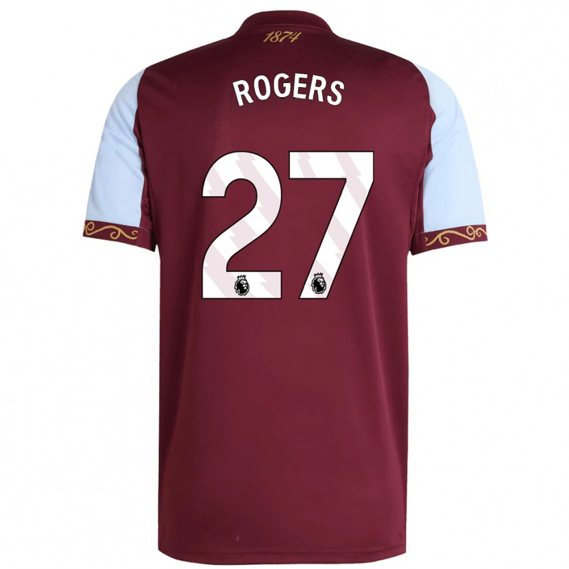 Danxen Kid Morgan Rogers #27 Burgundy Sky Blue Home Jersey 2025/26 T-Shirt