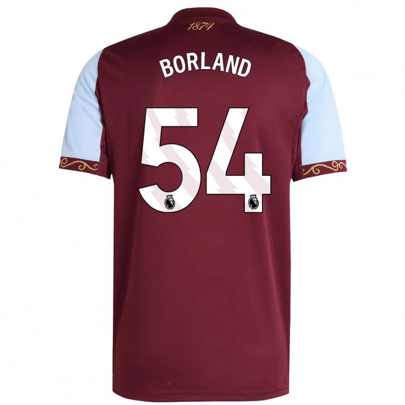 Danxen Kid Aidan Borland #54 Burgundy Sky Blue Home Jersey 2025/26 T-Shirt