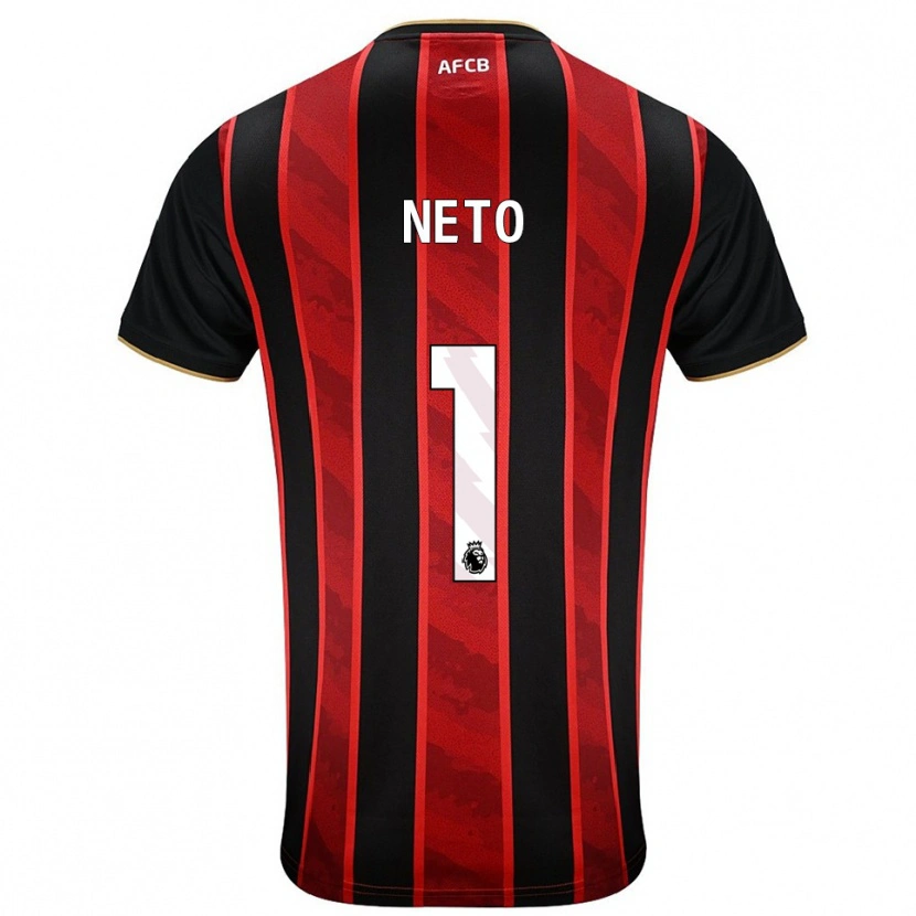 Danxen Kid Neto #1 Red Black Home Jersey 2025/26 T-Shirt