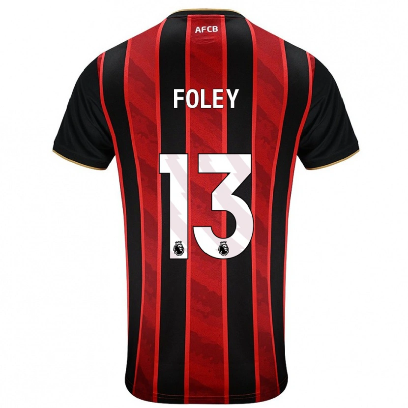 Danxen Kid Erin Foley #13 Red Black Home Jersey 2025/26 T-Shirt