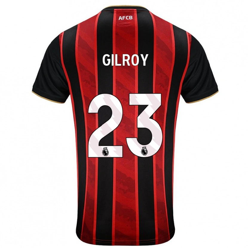 Danxen Kid Chloe Gilroy #23 Red Black Home Jersey 2025/26 T-Shirt