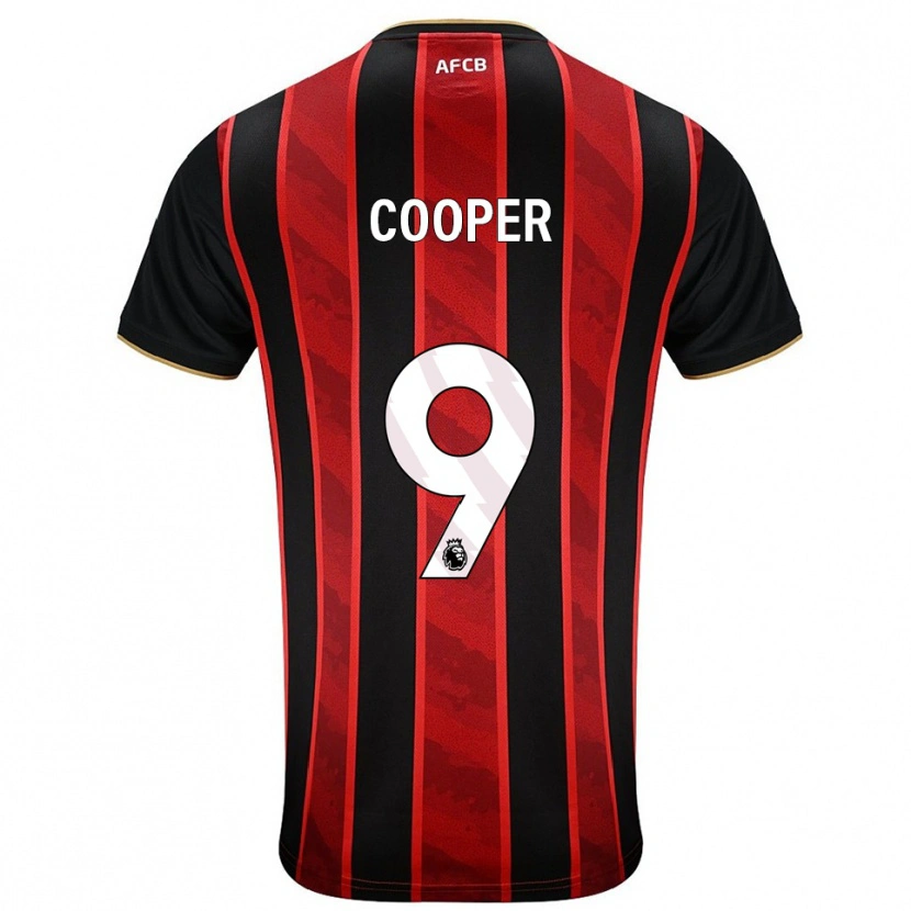 Danxen Kid Lucy Cooper #9 Red Black Home Jersey 2025/26 T-Shirt
