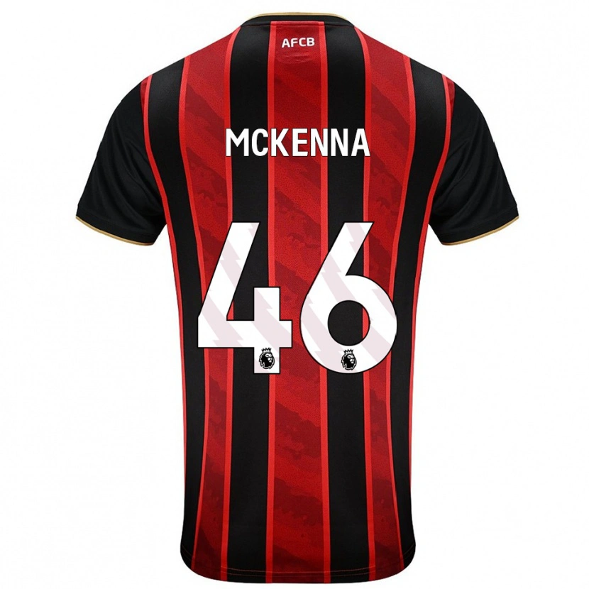 Danxen Kid Callan Mckenna #46 Red Black Home Jersey 2025/26 T-Shirt