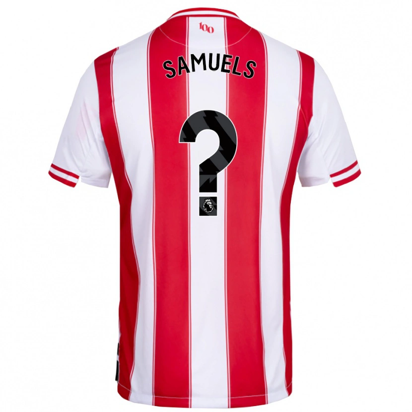 Danxen Kid Kerron Samuels #0 Red White Home Jersey 2025/26 T-Shirt